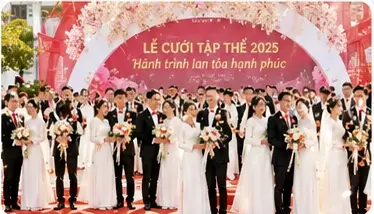 Lễ cưới tập thể năm 2025
